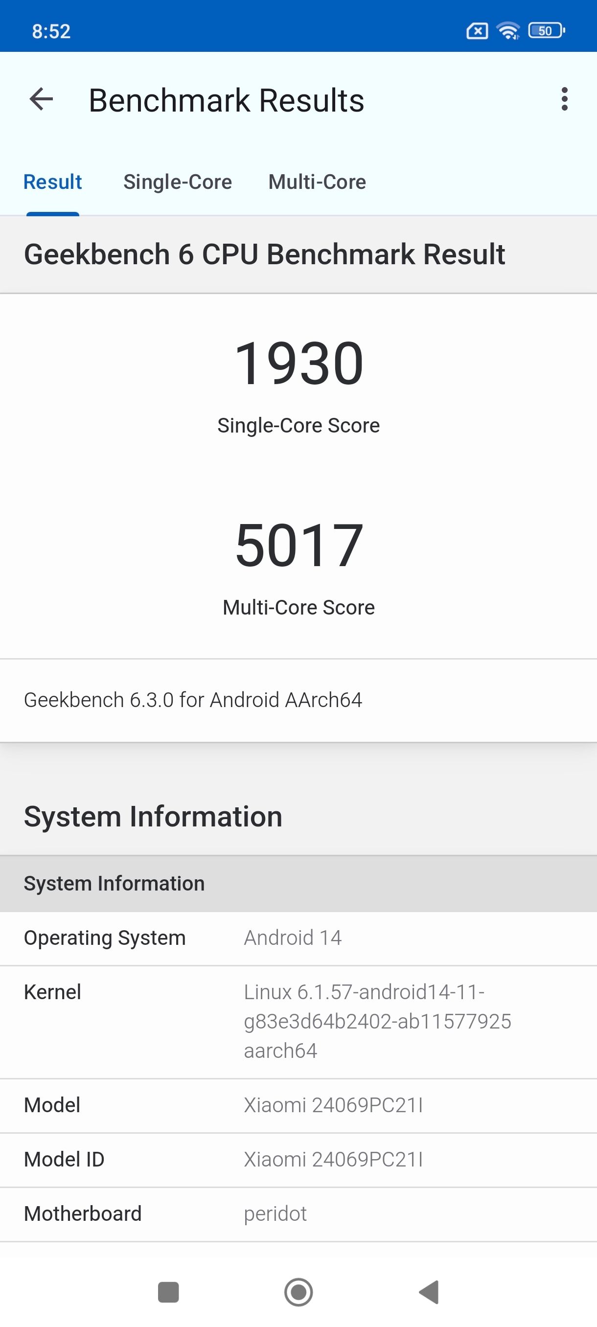 Benchmarks