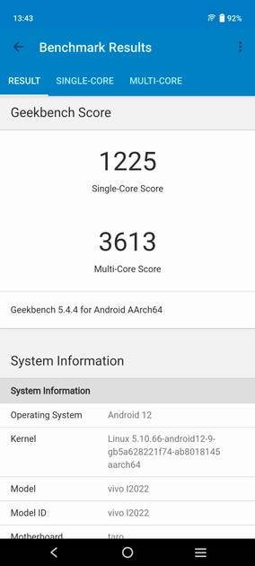 Geekbench5 Benchmark