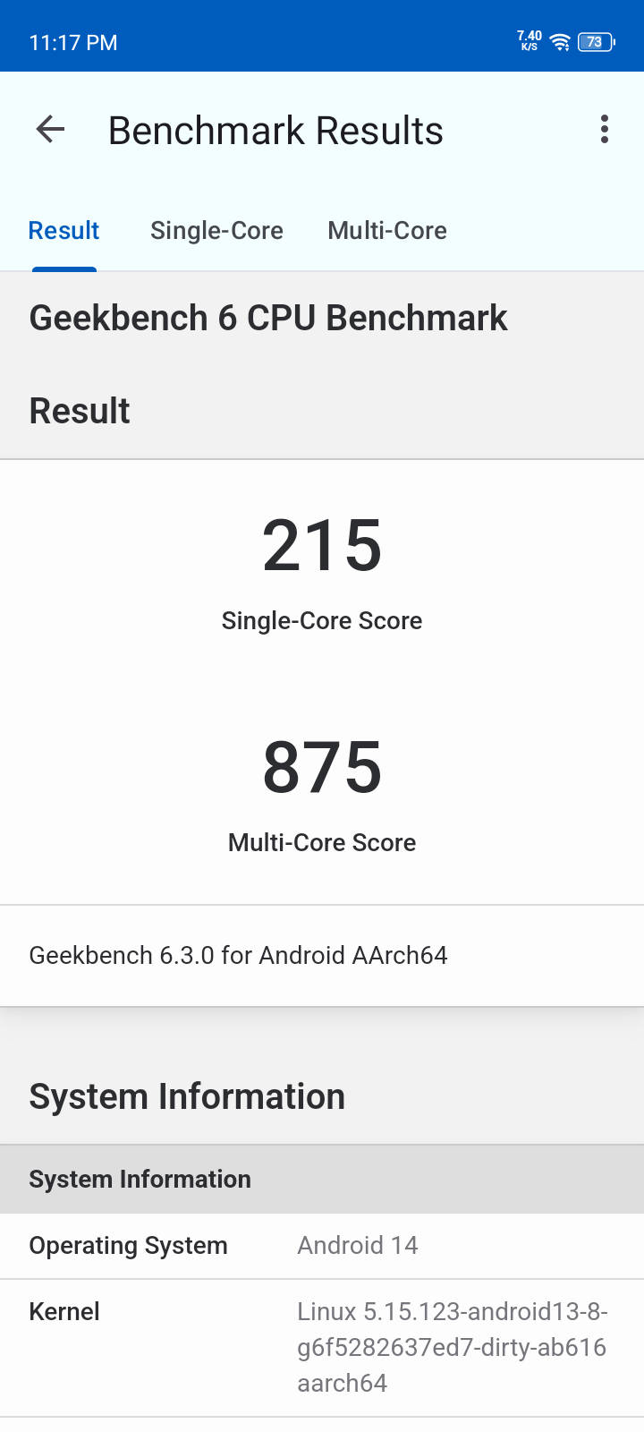 Benchmarks