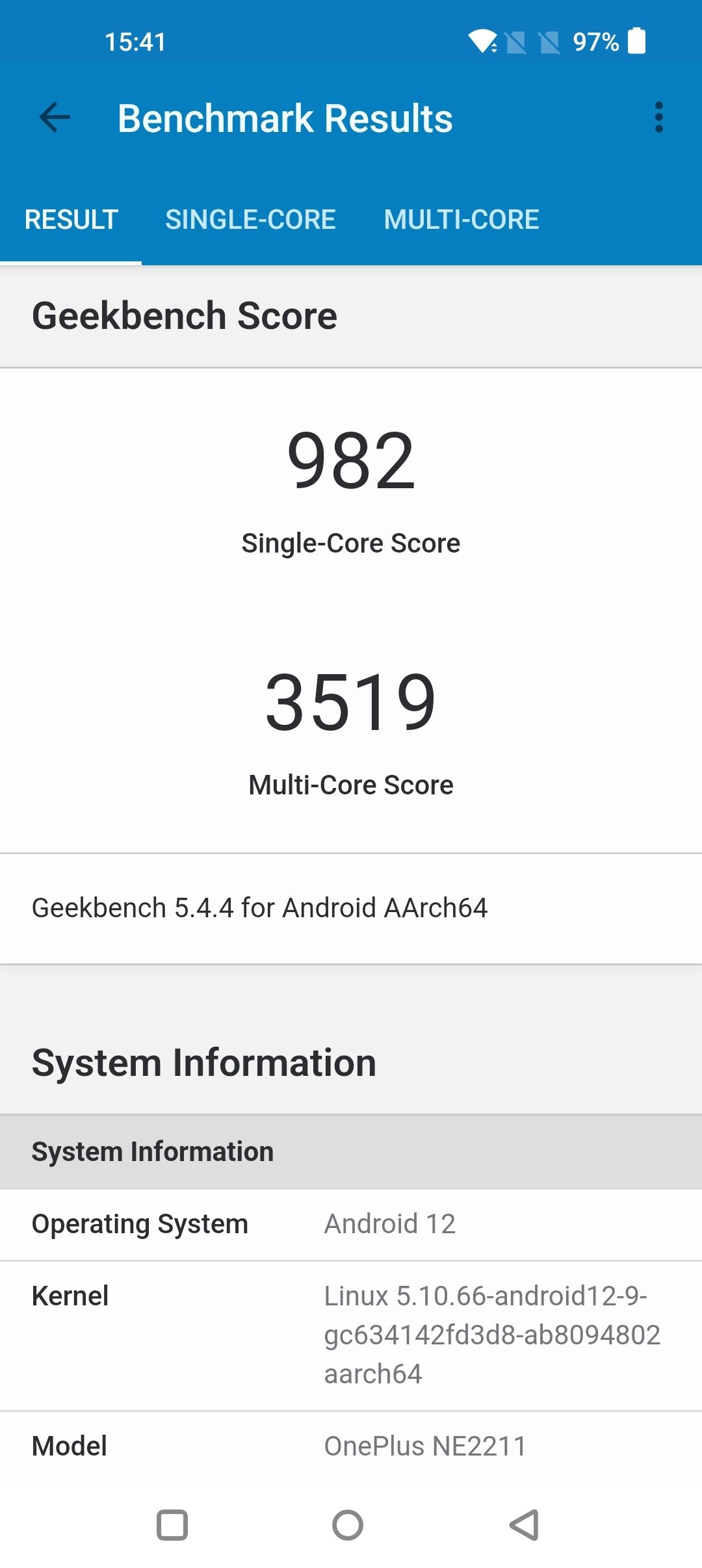 Benchmarks