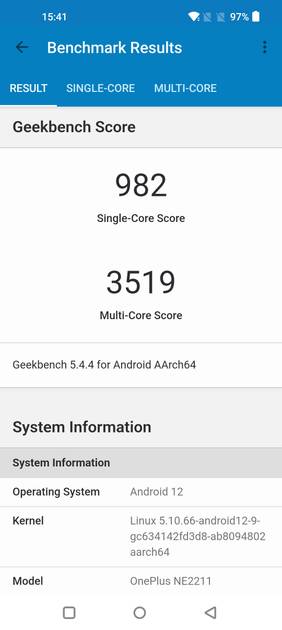 Geekbench5 Benchmark