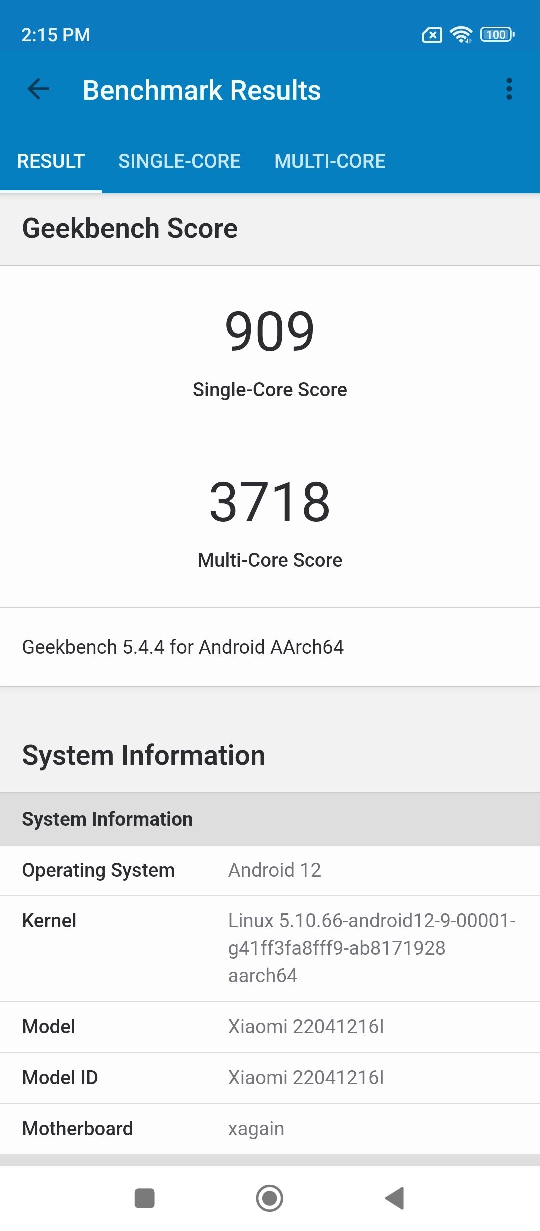 Benchmarks