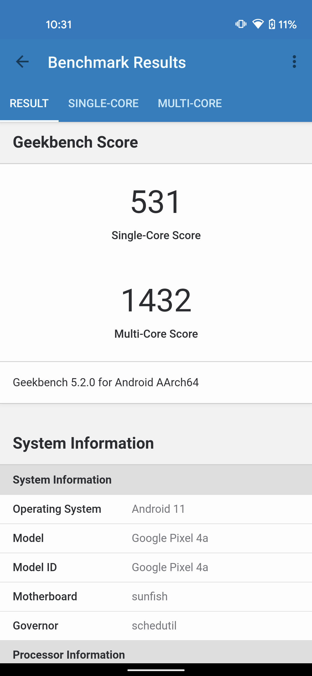 Benchmarks