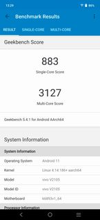 vivo x70 antutu
