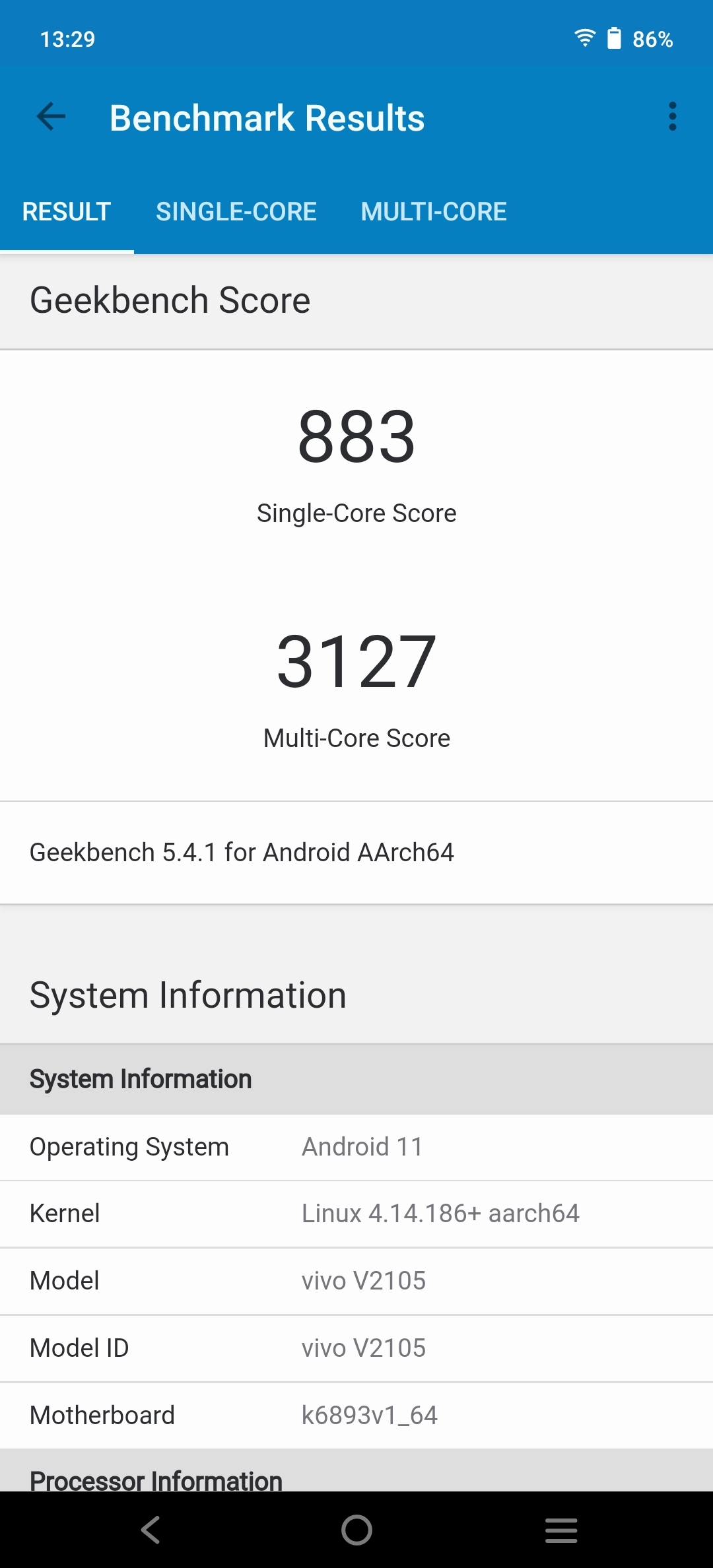 Benchmarks