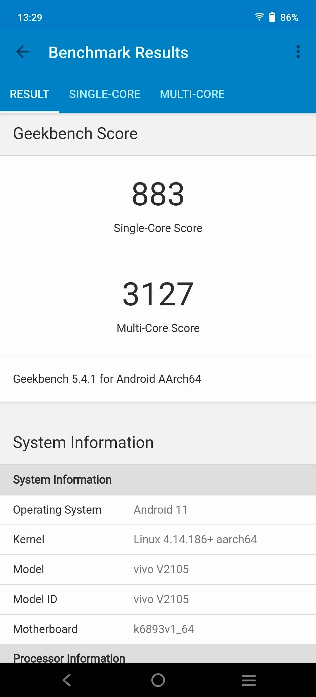 Benchmarks