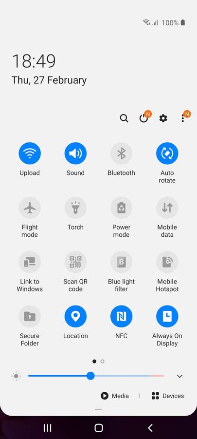 samsung a71 camera settings