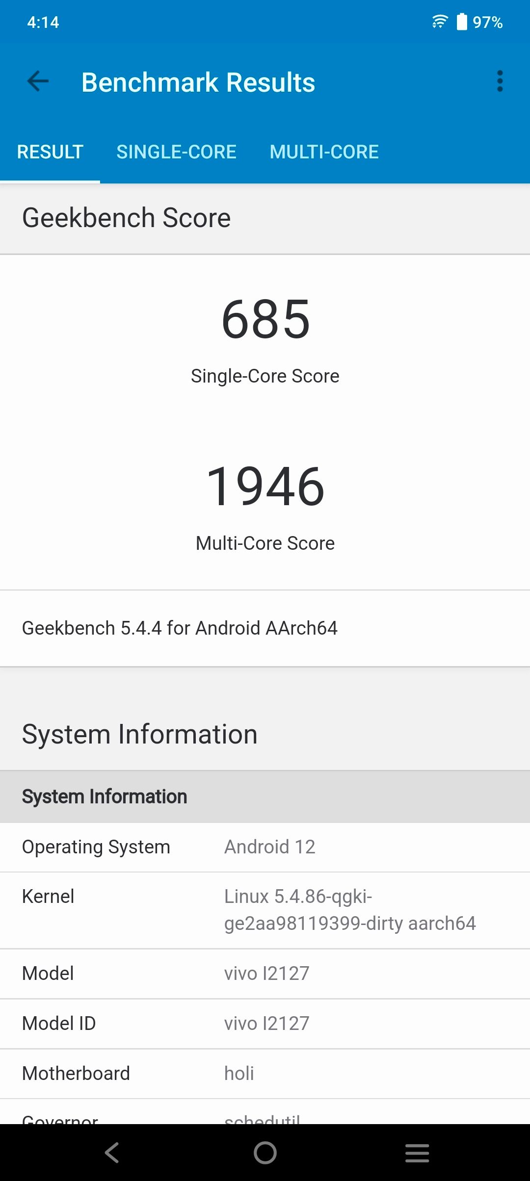 Benchmarks