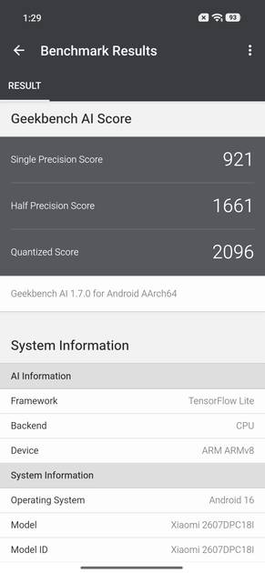 GeekBench AI