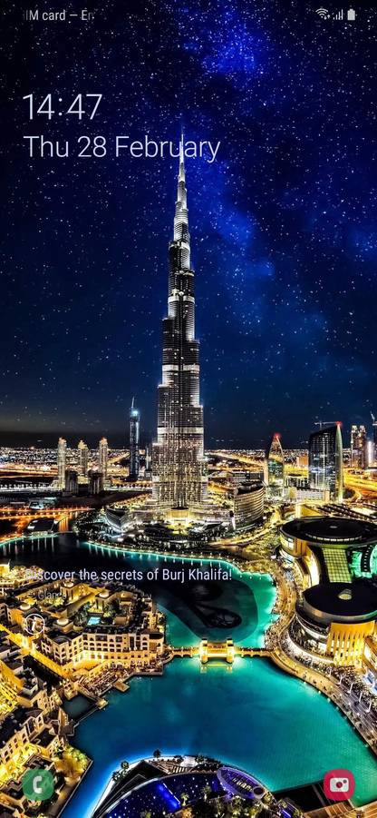 samsung a50 lock screen