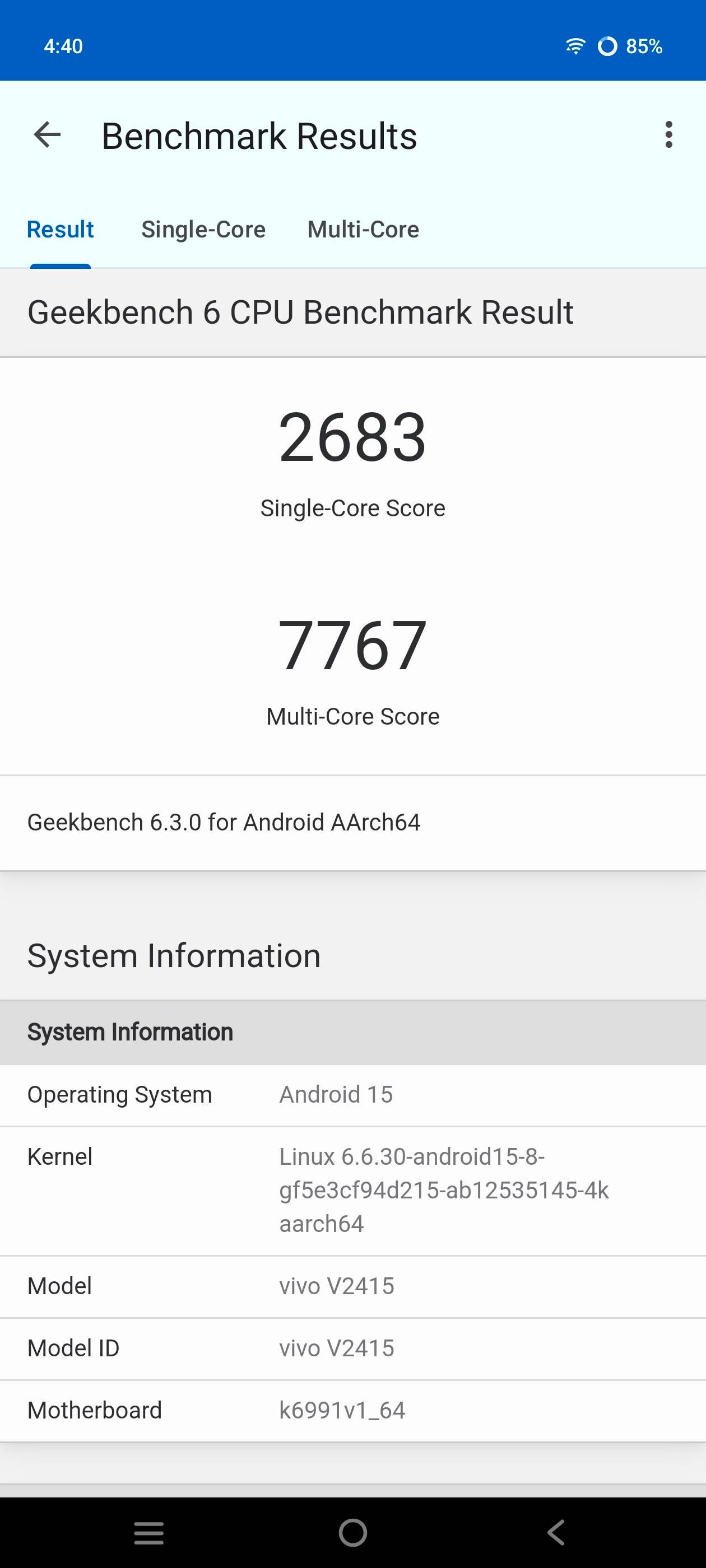 Benchmarks