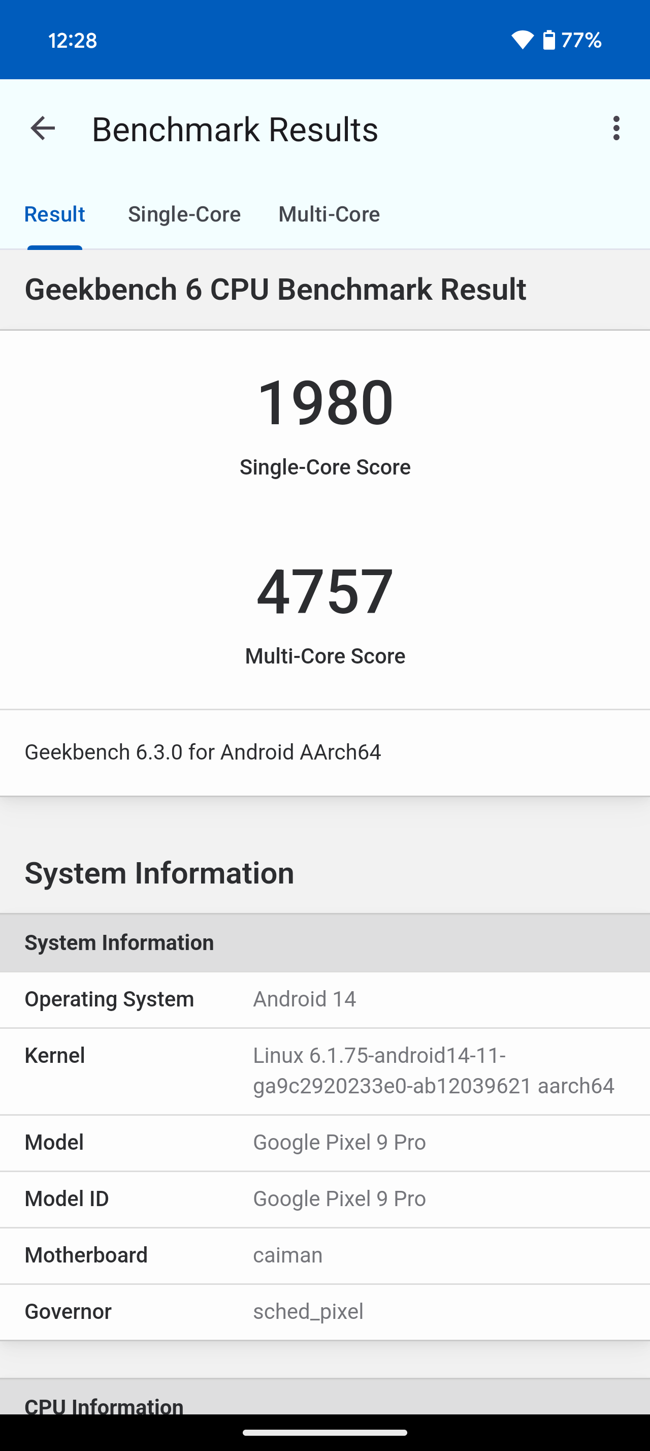 Benchmarks