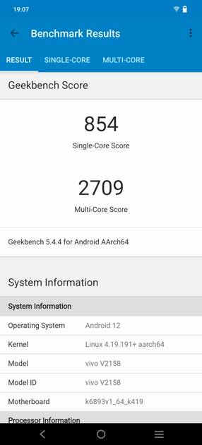 Geekbench5 Benchmark