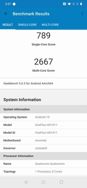 Geekbench5 Benchmark
