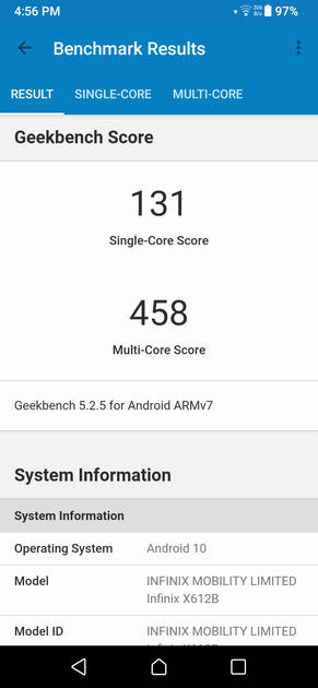 Geekbench5 Benchmark
