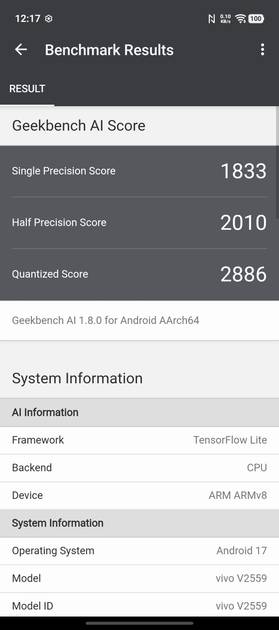GeekBench AI