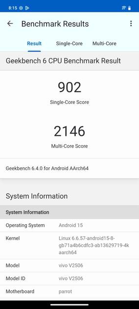 Geekbench6 Benchmark