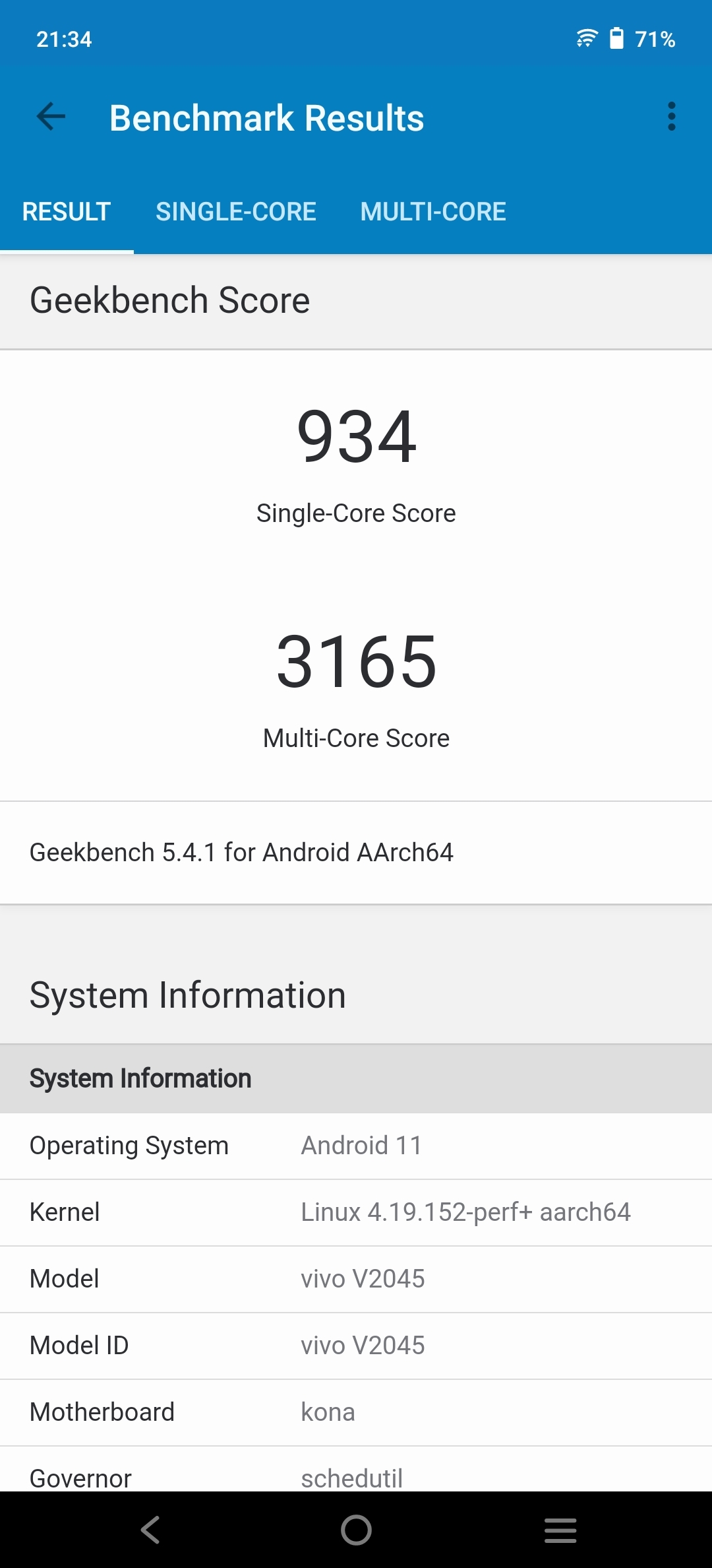 Benchmarks