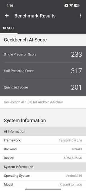 GeekBench AI