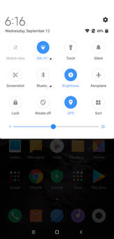 Quick Settings Panel