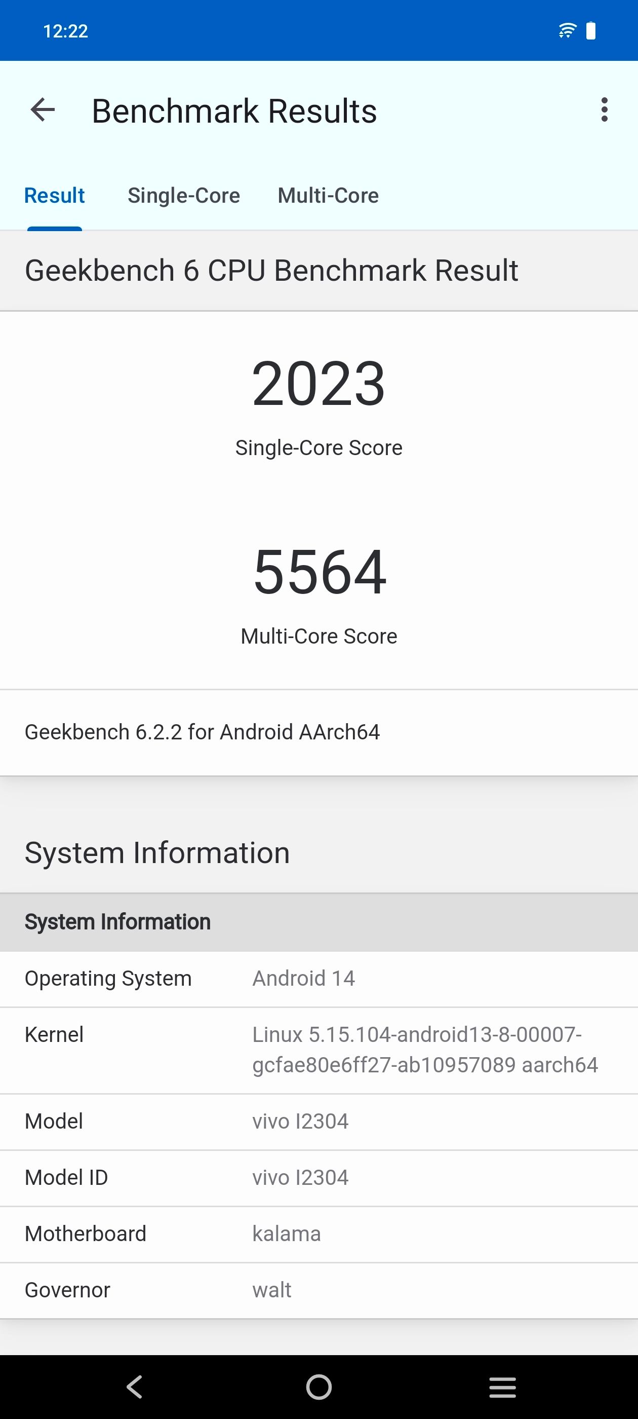 Benchmarks