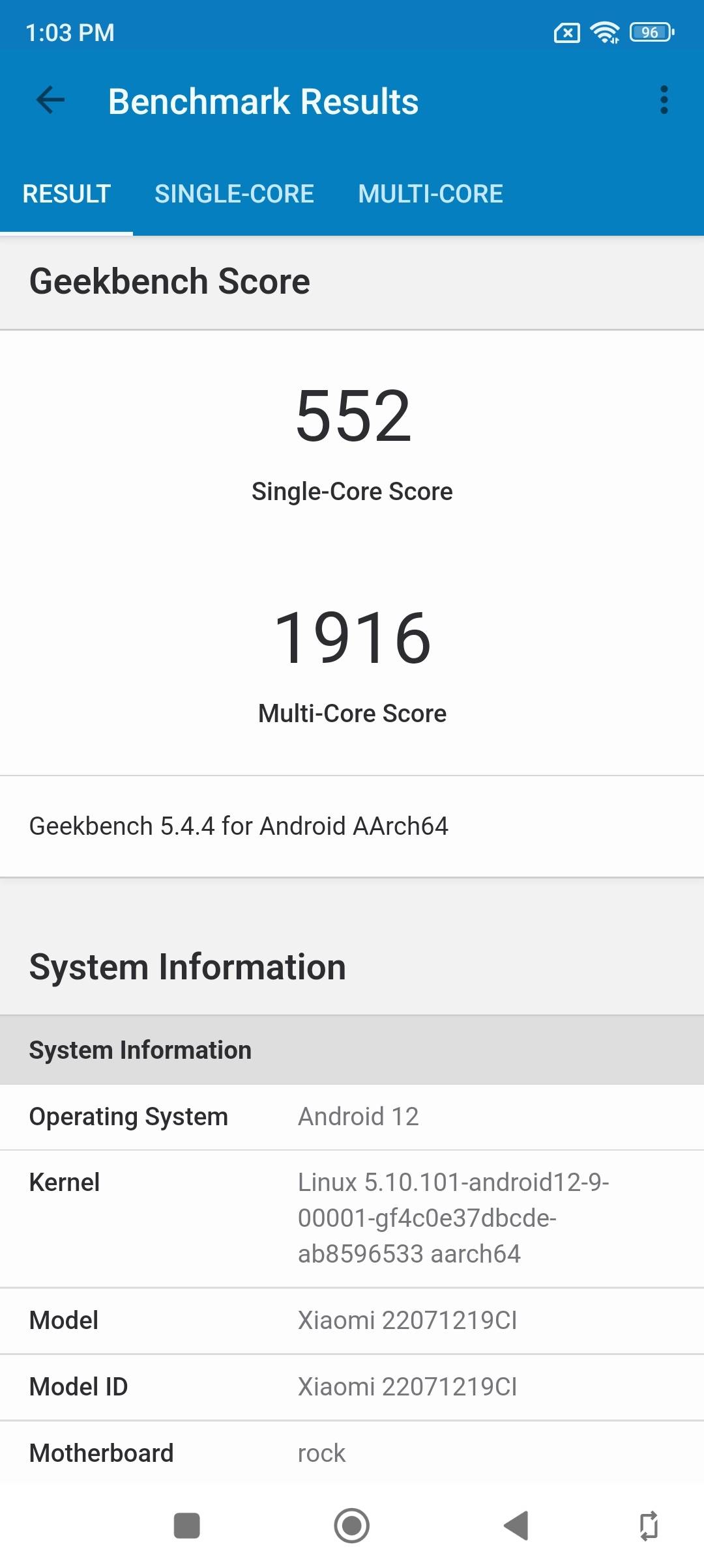 Benchmarks