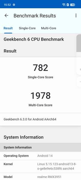 Geekbench6 Benchmark