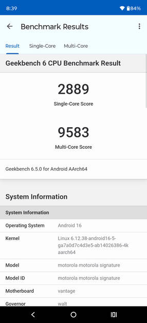 Geekbench6 Benchmark