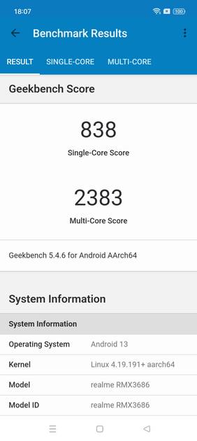 Geekbench5 Benchmark