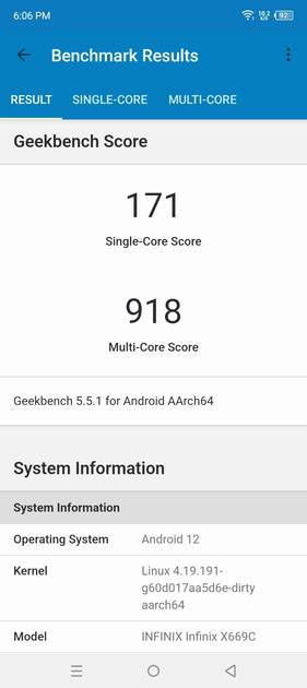 Geekbench5 Benchmark