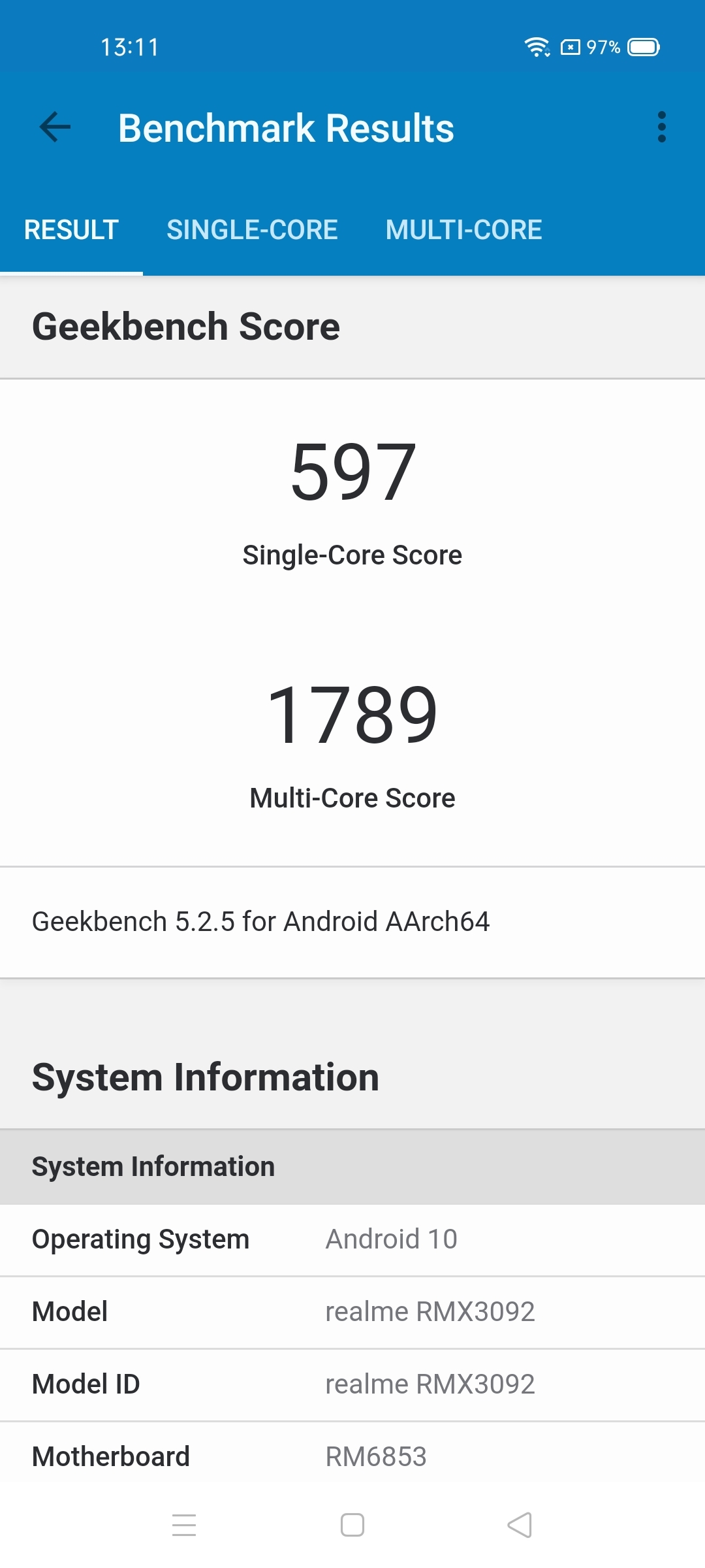 Benchmarks