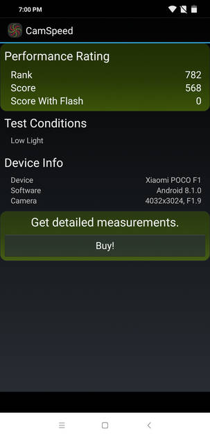Camera Speed Benchmark