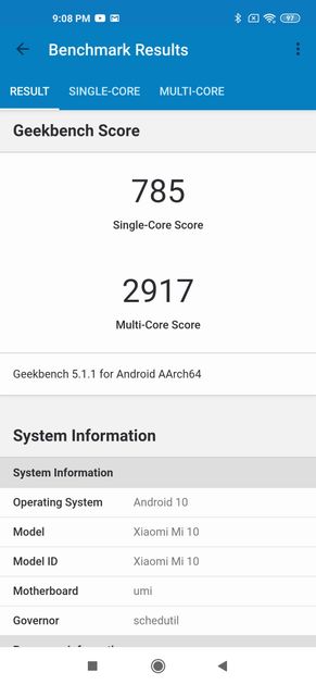Geekbench5 Benchmark