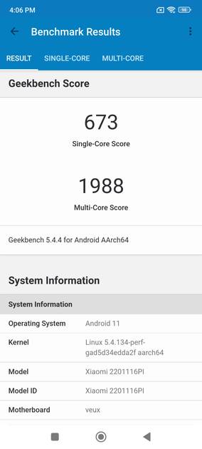 Geekbench5 Benchmark