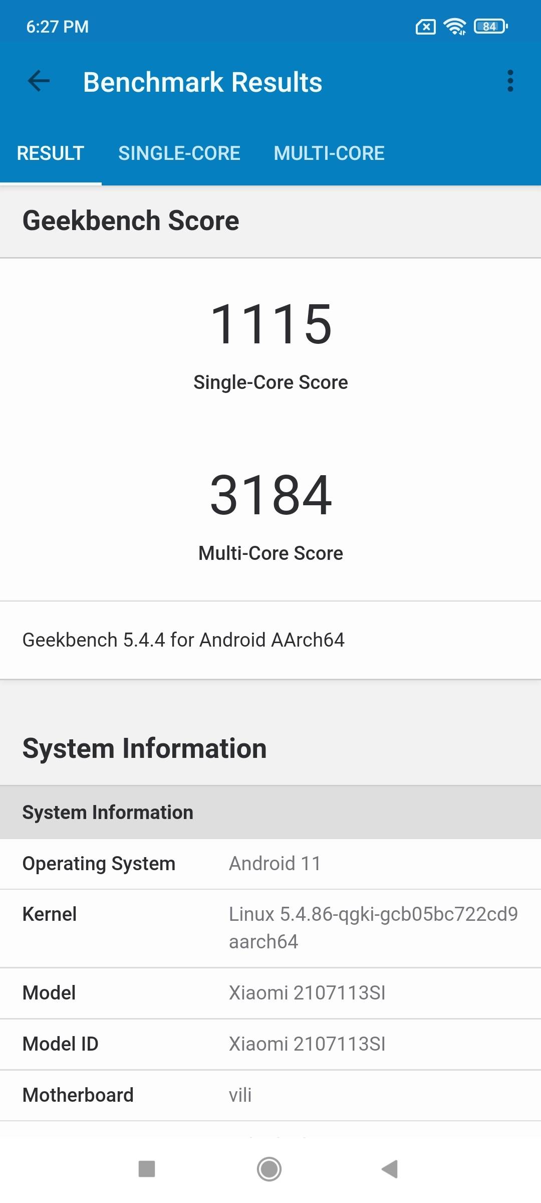 Benchmarks