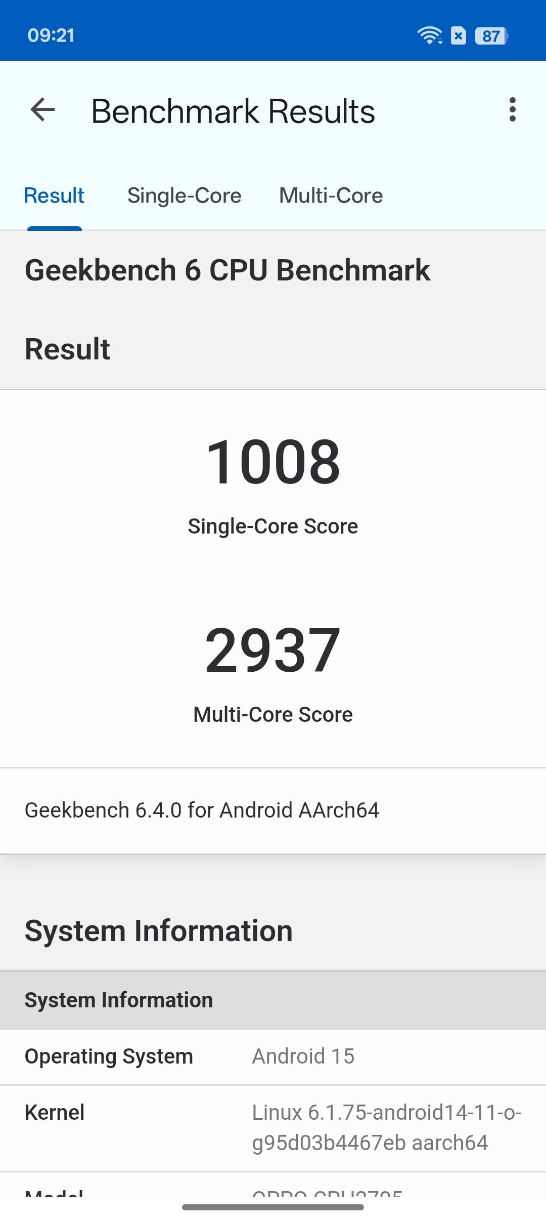 Benchmarks