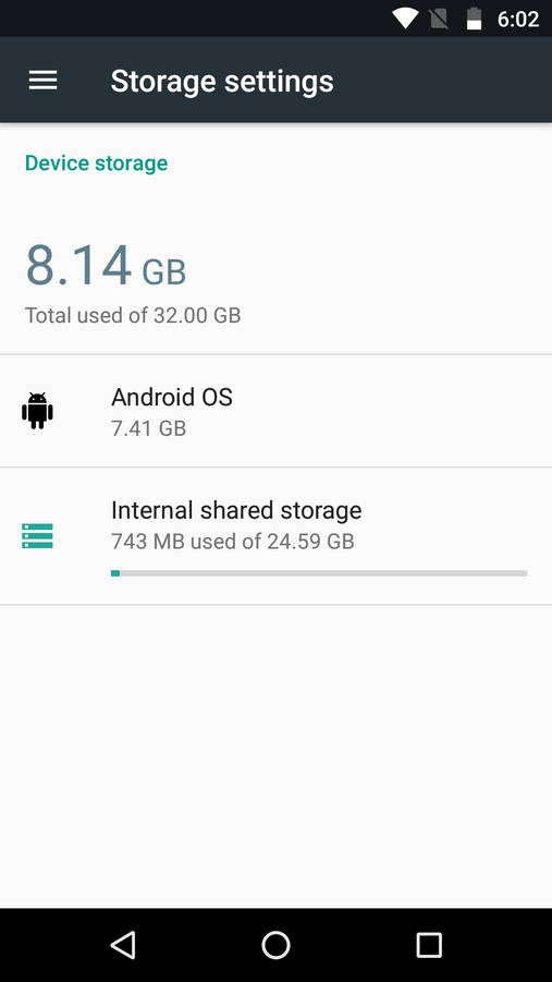 Moto G5 Plus Storage