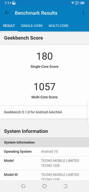 Geekbench5 Benchmark