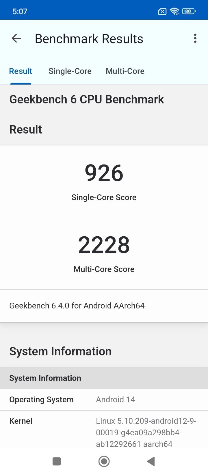 Benchmarks