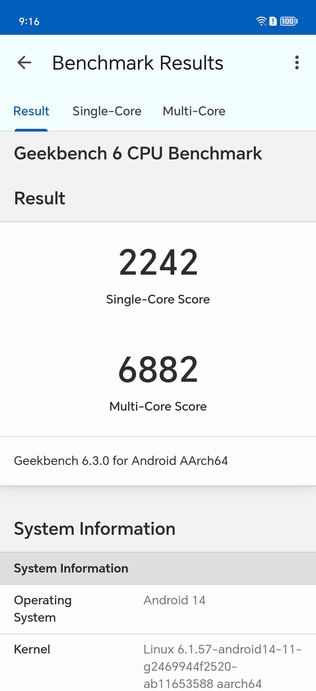 Benchmarks