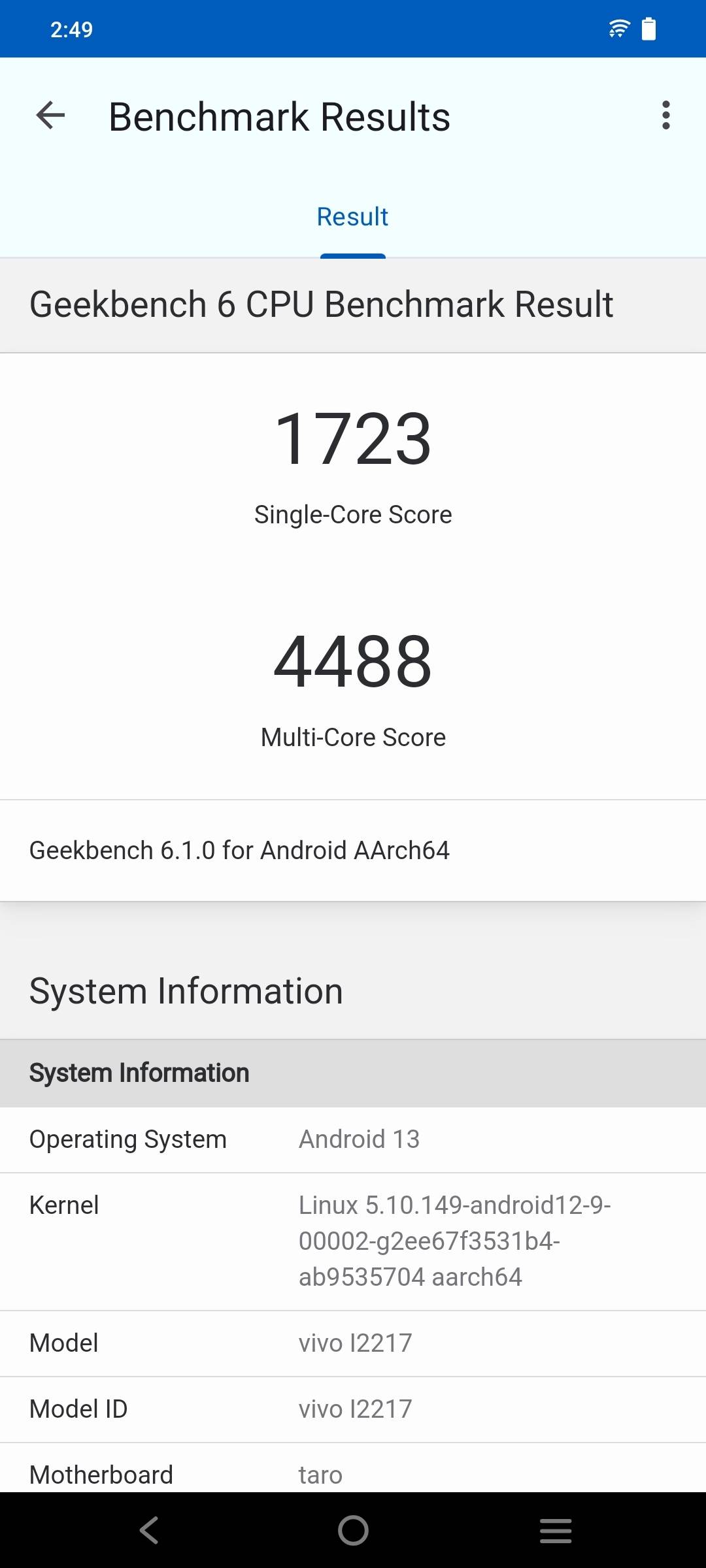 Benchmarks