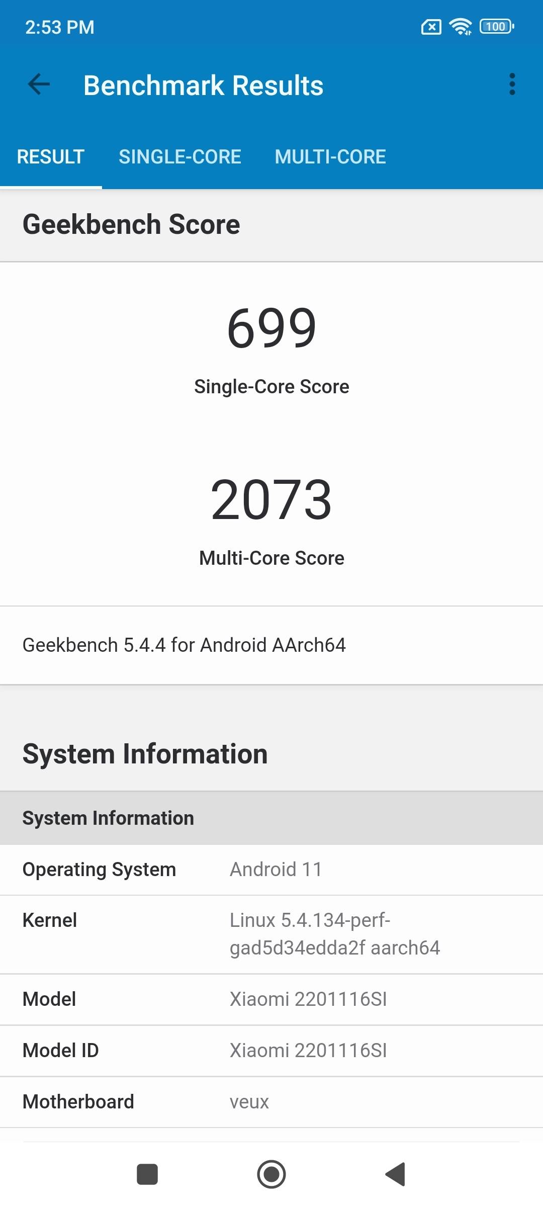 Benchmarks