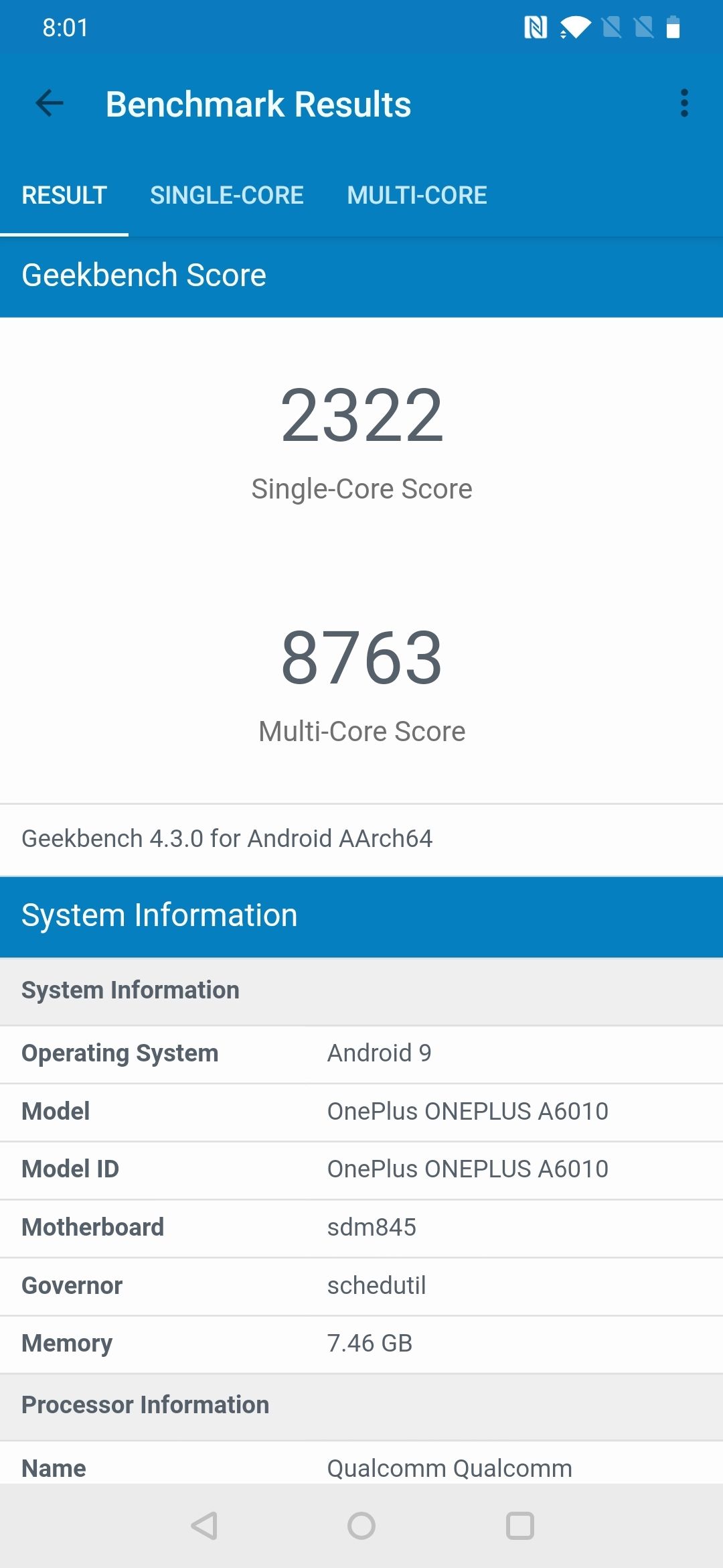 Benchmarks