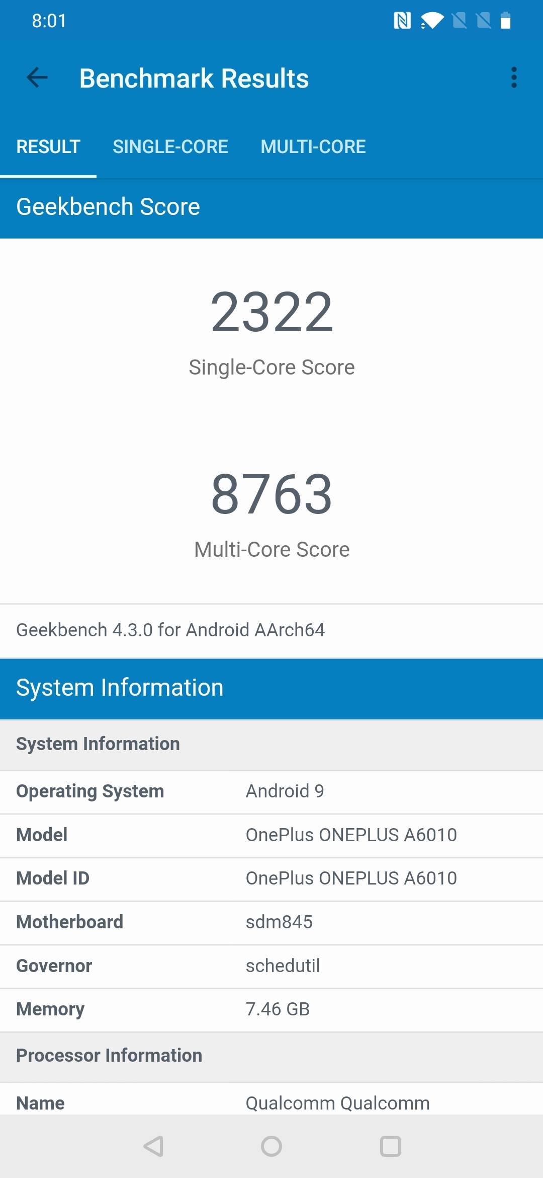 Benchmarks