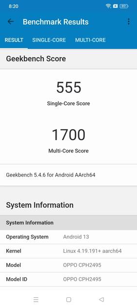 Geekbench5 Benchmark