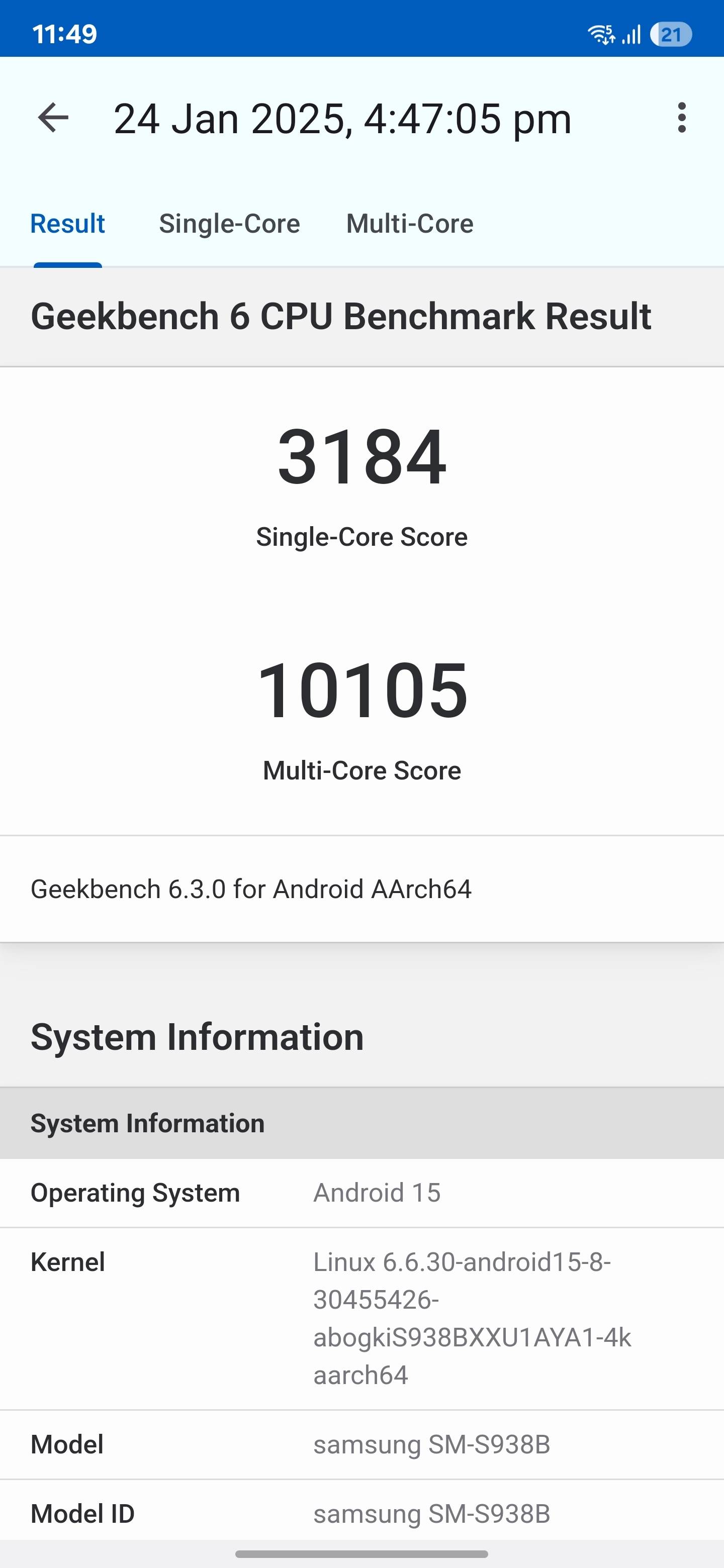 Benchmarks