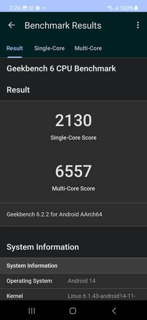 Geekbench6 Benchmark