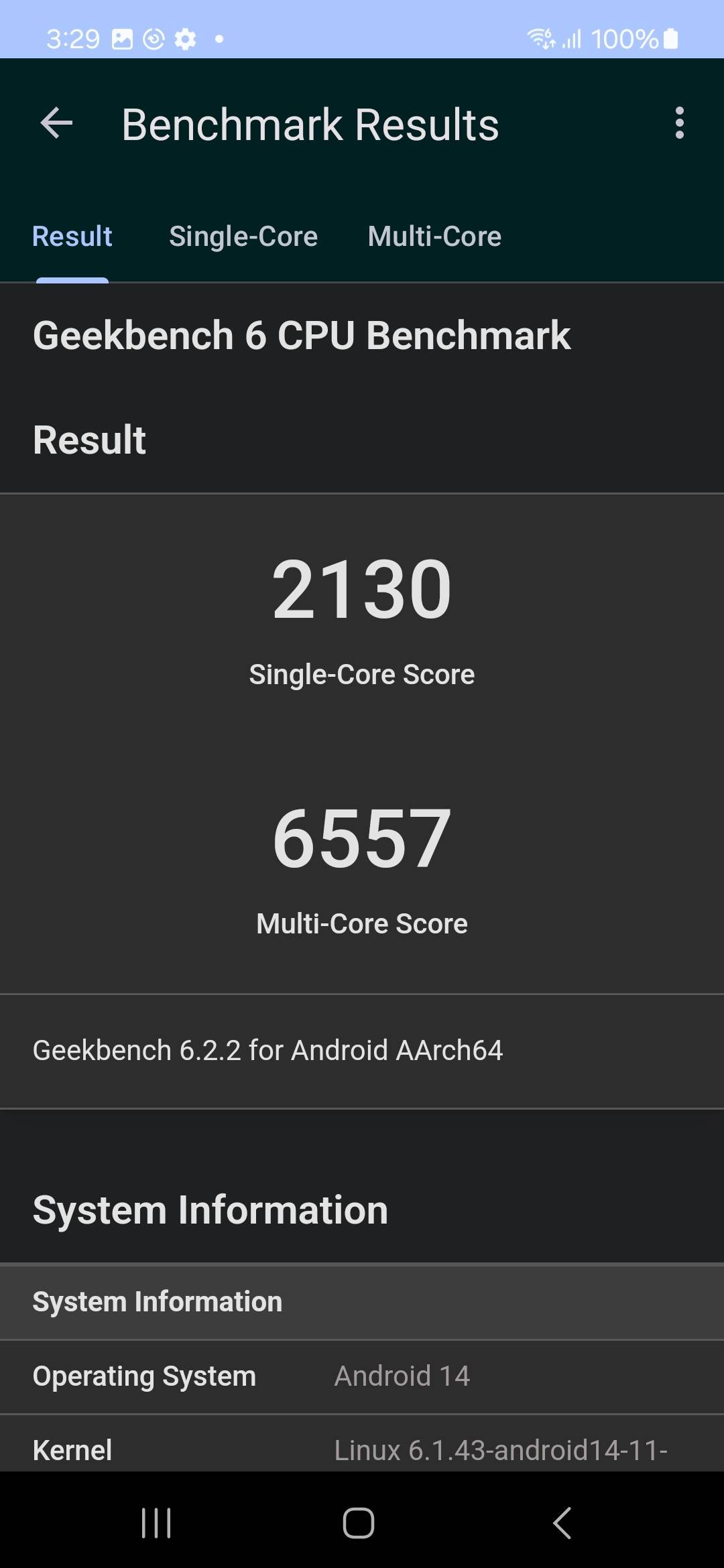 Benchmarks