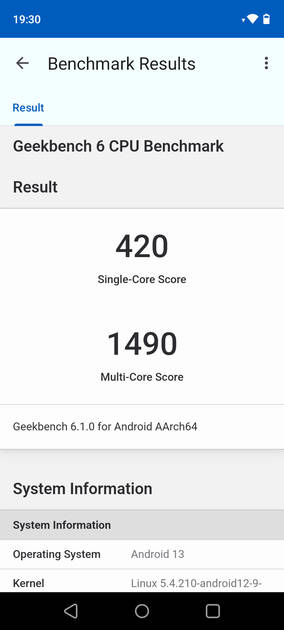 Geekbench6 Benchmark