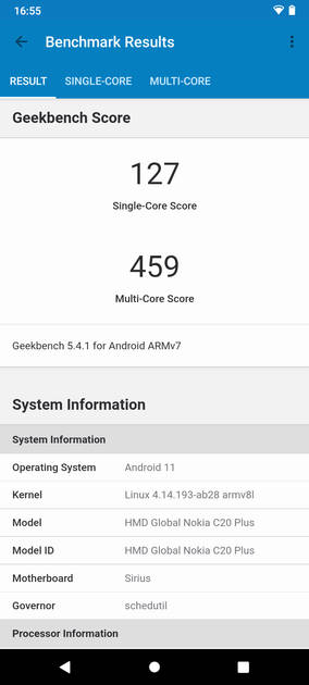 Geekbench5 Benchmark